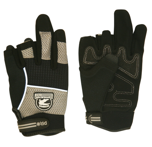 Gatorback 633 Fingerless Work Gloves - Gatorback Tool Belts