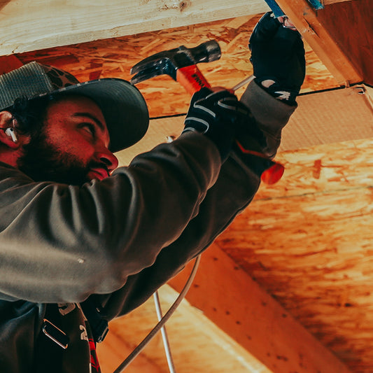 Gatorback 677 Fingerless Work Gloves