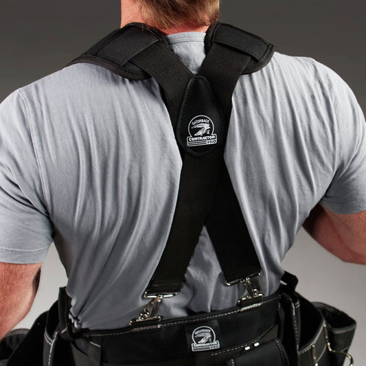 Gatorback B606 Molded Air Channel Suspenders w/Spring Hooks