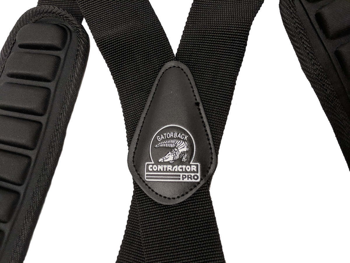Gatorback B606 Molded Air Channel Suspenders w/Spring Hooks - Gatorback Tool Belts