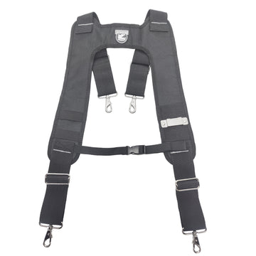 Gatorback B616 Deluxe Suspender Harness w/Molded Air Channel Shoulder & Neck Padding, Chest Strap & Metal Spring Hooks (Suspenders)