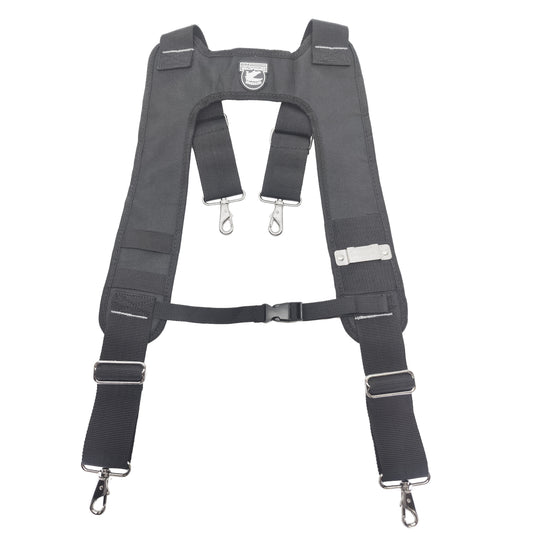 Gatorback B616 Deluxe Suspender Harness w/Molded Air Channel Shoulder & Neck Padding, Chest Strap & Metal Spring Hooks (Suspenders)