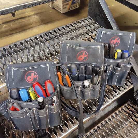 Gatorback B640 Utility Tool Pouch w/12 Pockets& Adjustable Nylon Belt